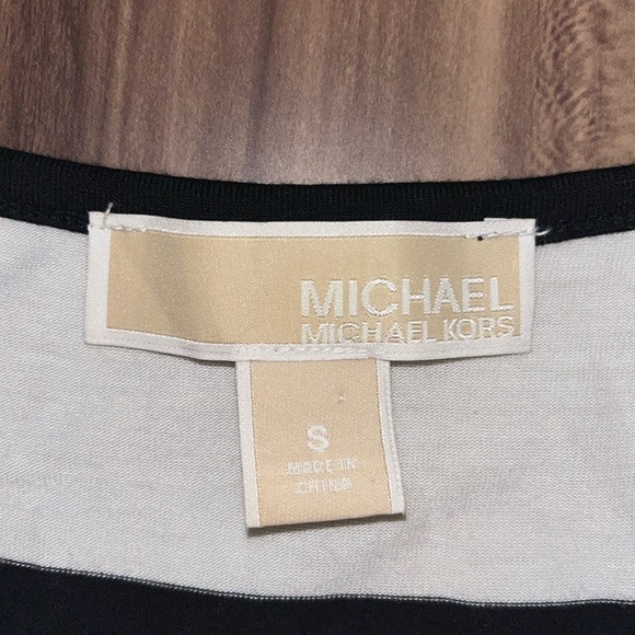 Michael Kors, black and white stripe tank top - Picture 6 of 7